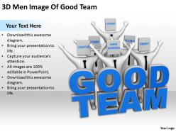 3d men image of good team ppt graphics icons powerpoint