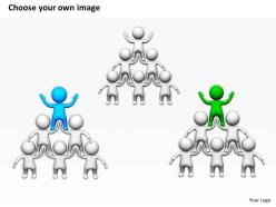 3d men in pyramid leadership ppt graphics icons powerpoint