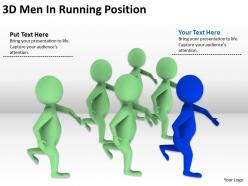 3d men in running position ppt graphics icons powerpoint