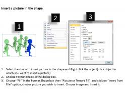 3d men in running position ppt graphics icons powerpoint