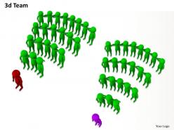 3d men in team leadership business ppt graphic icon