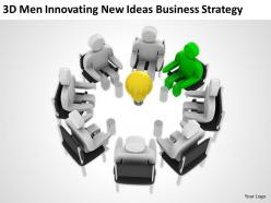 3d men innovating new ideas business strategy ppt graphics icons powerpoint