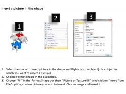 3d men pushing puzzle piece to complete it ppt graphics icons powerpoint