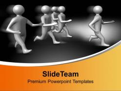 3d men running competition powerpoint templates ppt themes and graphics 0113