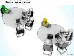 3d men sitting for training ppt graphics icons powerpoint