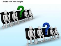 3d men sitting in waiting room ppt graphics icons powerpoint