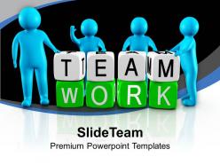 3d men working as team teamwork powerpoint templates ppt themes and graphics 0213