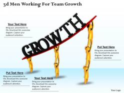 3d men working for team growth ppt graphics icons powerpoint