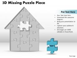 3d missing puzzle piece home