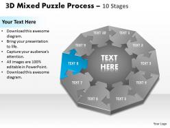 3d mixed puzzle process 10 2