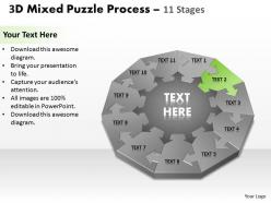 3d mixed puzzle process 11