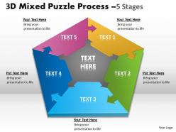 74420496 style puzzles mixed 7 piece powerpoint presentation diagram infographic slide
