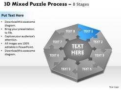 3d mixed puzzle process 8 1