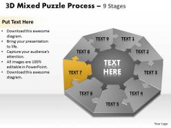 3d mixed puzzle process 9 1