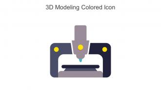 3D Modeling Colored Icon In Powerpoint Pptx Png And Editable Eps Format
