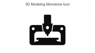 3D Modeling Monotone Icon In Powerpoint Pptx Png And Editable Eps Format
