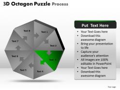3d octagon puzzle process 2