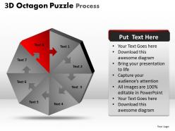 3d octagon puzzle process 2