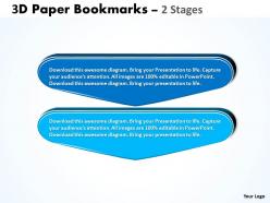 3D Paper Bookmarks 2 Stages 1