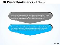 3d paper bookmarks 2 stages 1