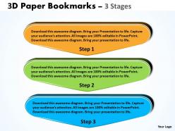3d paper bookmarks 3 stages 14