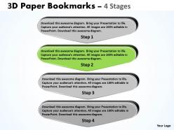 3d paper bookmarks 4 stages 2