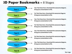 3d paper bookmarks 8 stages 13