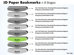 3d paper bookmarks 8 stages 13