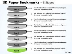 3d paper bookmarks 8 stages 13