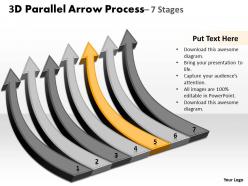 3d parallel arrow process 2