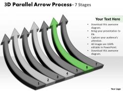 3d parallel arrow process 2