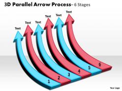 3d parallel arrow process 3