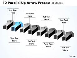 3d parallel up arrow process 2