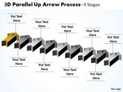 3d parallel up arrow process 9