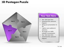 3d pentagon puzzle process 3