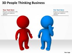 3d people thinking business ppt graphics icons
