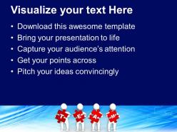 3d Persons Holding Red Puzzle Pieces Powerpoint Templates Ppt Themes And Graphics 0113