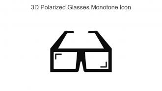 3D Polarized Glasses Monotone Icon In Powerpoint Pptx Png And Editable Eps Format