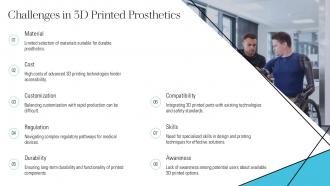 3D Printed Prosthetics PPT Information ACP Attractive Image