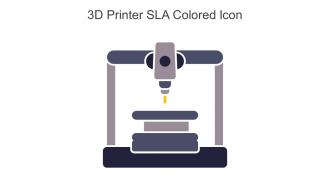 3D Printer SLA Colored Icon In Powerpoint Pptx Png And Editable Eps Format
