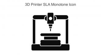 3D Printer SLA Monotone Icon In Powerpoint Pptx Png And Editable Eps Format