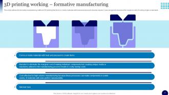3D Printing In Manufacturing Industry Powerpoint Ppt Template Bundles Impressive Ideas