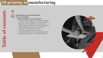 3D Printing In Manufacturing IT Powerpoint Presentation Slides Impressive Analytical