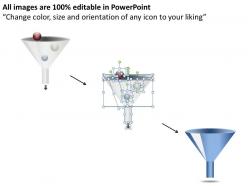 3d process funnel diagram