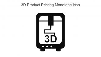 3D Product Printing Monotone Icon In Powerpoint Pptx Png And Editable Eps Format