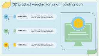 3D Product Visualization And Modeling Icon