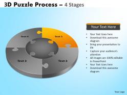 24798279 style division pie-puzzle 4 piece powerpoint template diagram graphic slide