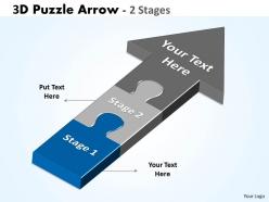 3d puzzle arrow 2 stages