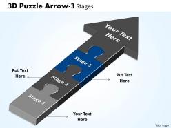 3d puzzle arrow 3 stages 3
