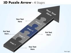 3d puzzle arrow 4 stages
